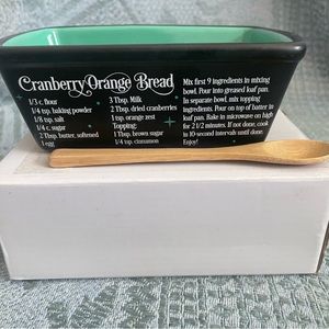 NIB mini ceramic loaf pan